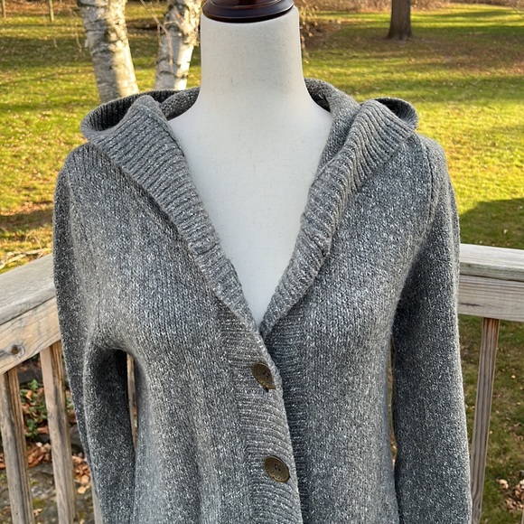 Prana Hooded Cardigan Sweater - Picture 3 of 9